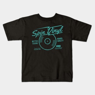 Spin Vinyl Retro Record Kids T-Shirt